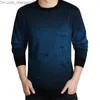 Men's Sweaters Autumn Cashmere Men's Casual Printing Long Sleeve Brushed Men's Sweater Plus Size Knitted Ultra Thin O-Neck Men's Sweater S-2XL Z230712