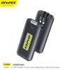 AWEI P166K Power Bank 10000MAH PD 22.5W高速外部バッテリー充電器ポータブルパワーバンク14 13 12 Pro Max Samsung L230712