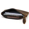 Men Women's Leather purse cellphone pouch iphone bag single zipper long purse slim wallet for coins man woman for card cash L230704