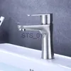 Küchenarmaturen aus gebürstetem Nickel, Badezimmer-Waschtischarmaturen, Kalt-/Heißmischer, schwarzes Waschbecken, Wasserhahn, Zubehör x0712