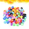 Other Bird Supplies 100 Pcs Parrot Foot Rings Pigeon Identification Pigeons Stacking Toys The Chicken Chicks