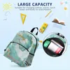 School Bags blue marble printed baby backpack kindergarten backpack children's backpack girl boy backpack 230712