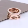 anello coppia anello di lusso gioielli in acciaio inossidabile nero bianco primavera anelli in ceramica per donna anelli di fidanzamento da uomo regalo di San Valentino 5-12 dimensioni