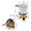 Kitchen Faucets G1/2" Hot Cold Water Mixing Valve Thermostatic Mixer Two In One Out Faucet For Shower Room x0712