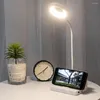 Tischlampen LED-Schreibtischlampe Wiederaufladbares Licht mit USB-Ladeanschluss Stifthalter für Kind Kind Stady College Schlafzimmer Lesen