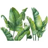 Andra dekorativa klistermärken Nordic Green Plant Wall Stickers Home Decor vardagsrum Tropiska regnskog palmblad Dekalvägg Mural Barn Rum tapet x0712