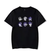 Men's T Shirts Omori Game Merch Chibi Logo T-Shirt Men And Woman Short Sleeve Women Funny Shirt Unisex Harajuku Tops