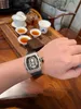 horloges van hoge kwaliteit RM052 Real Tourbillon horloge fantastische prachtige herenpolshorloges A7PU hoogwaardige mechanische uhr NTPT volledig koolstofvezel kast montre rd luxe relo