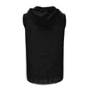 Men's Tank Tops Summer Hooded Top Shirt Mens Vest Zipper Sleeveless Shirts Pocket Cotton Linen Slim For Men Beach Streetwear 230711