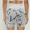 Active Shorts s LUOYIYANG Graffiti Naadloze s Gym Sportkleding Hoge taille Fitness Oefening Sexy Kleding S-L Yoga Shorts 230711