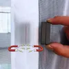 Rideaux transparents moustiquaire magnétique pour fenêtre écran intérieur rideau en maille tulle taille personnalisée se ferme automatiquement installation facile 230711