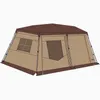 テントとシェルター 高品質の大スペース屋外キャンプテント自動速度オープンリッジキャンプ 21.2 平方メートルキャノピー 1 テント屋外スリーピングギア 230711