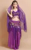 Scenkläder 5 st/set 2023 Ankomst Sexiga orientaliska magdansdräkter för kvinnor Dansar Tränar magdans Kostymdesign