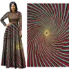 Floral Ghana Kente Fabric Veritable African Real Wax Print Fabric Polyester Wax Ghana Kente Cloth for dress suit2382