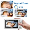 Babyphones 4 3 Zoll Videomonitor mit Digitalzoom Überwachungskamera Auto Nachtsicht Zwei-Wege-Gegensprechanlage Babysitter Sicherheit Nanny 230712