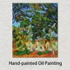 キャンバスアートワーク木セントポール病院の庭のヴィンセントヴァンゴッホ絵画手作り印象派風景アート壁装飾