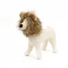 Костюм для собак костюм Pet парик Lion Wigs Headgear с ушной шляпой Hair Hair Comsplay Party Accessories для кошки регулируют маленькие Medi Dhlbn