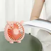 Elektriska fläktar USB Liten Fan Mini Portable Liten Silent Pocket Fan Rechargeable Dormitory Large Wind Office Desktop Fan