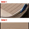 Uppgradera linbilsätet omslaget andningsbar Auto Seat Cushion Protector Front Automobile Seat Pad Mat Car Styling Interiör Tillbehör