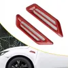 2pcs Car Side Fender Intake Vent Air Wing Cover Stickers Auto Air Flow Fender Side Vent Decor Stickers Modified Car Accessories