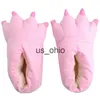 Pantoufles Hiver Fille Pantoufles Chaudes Intérieur Sol Doux Pantoufles Animal De Noël Dinosaure Griffe En Peluche Maison Pantoufles Pantoufles Occasionnelles J230712