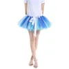 Skirts Women's Short Party Tutu Ballet Bubble Dance Skirt Colorful Retro Multi Layer Tulle Petticoat Dress Prom Evening For Lady