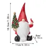 Party Decoration Resin Santa Claus Snowman Figurine Bonsai Ornament Micro Landscape Christmas Decorations Xmas Home Decor #t2g