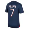 23 24 voetbalshirts ENFANT Fabian Asensio Skriniar MBAPPE HAKIMI DEMBELE Ugarte Mendes Ekitike 2023 Maillots voetbal 2024 MARQUINHOS VERRATTI heren kindershirt