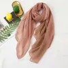 Etniska kläder 2023 Design Dam Scarf Modetryck Bomull Winkle Scarves Muslimska Hijabs Islamiska Polka Dot Lady Pashmina Foulard Bandana