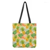 Torebki wieczorowe hawajski ananas kobiece ramię Portabel Storage College Totes Bag Outdoor Beach Shopping Handbaggs dla pań Travel