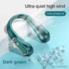 Ventiladores eléctricos Ventilador de cuello colgante portátil USB Enfriador de aire pequeño aire acondicionado eléctrico con flujo de aire de refrigeración 720 para viajes al aire libre