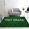 Tapis de luxe en forme d'herbe mouillée - Tapis de sol de salon de qualité supérieure pour chambre à coucher, baie vitrée ou canapé - Tapis élégant pour décoration d'intérieur