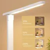 Candeeiros de mesa Portáteis Led Night Light 3 cores regulável Toque Dobrável Leitura Cuidados com os olhos Usb Recarregável