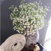 Dried Flowers 90Heads 52cm Babies Breath Artificial Plastic Gypsophila DIY Floral Bouquets Arrangement for Wedding Home Decoration 230711