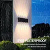 Duvar lambası IP65 Açık Su geçirmez Bahçe Aydınlatma Alüminyum Kapalı Yatak Odalı Oturma Odası Merdivenler Işık 4/6/8/10/12W 86-265V