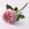 Decorative Flowers Moisturizing Rose With Hand Feel INS Wind Simulation Bouquet Pography Props Curled Austin Imitation Flower