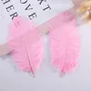 Party Decoration 7-8 Inch Ostrich Feather Plume White Pink Bury Table Centerpieces Celebrity Wall Decor