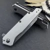 Offre spéciale KS1365 Couteau pliant assisté Flipper 8Cr13Mov Stone Wash Tanto Blade Poignée en alliage d'aluminium Couteaux de poche EDC avec boîte de vente au détail