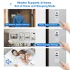 4-Split Screen 1080P 4 Kanaals DVR Video Deurtelefoon Video Intercom Systeem met Bewegingsdetectie Deurbel voor Thuis Villa