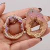 Anhänger Halsketten Naturstein Druzy Anhänger Reiki Heilen Vergoldete Quarze Für Schmuck Machen DIY Frauen Halskette Party Geschenke