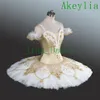 Or professionnel classique crêpe tutu magnifique or ballet compétition tutu professionnel Ballet Tutu Costumes pour femmes294Q