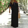 Casual Dresses Off Shoulder White Dress Elegant Slash Neck Boho Beach Robe Tunic Women 2023 Summer Clothes Wear Maxi Vestidos