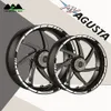 Bike Spokes Suitable for MV Agusta motorcycle refitting wheel hub sticker reflective rim edge color reflective sticker 230712