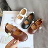 Flache Schuhe für Mädchen aus Leder für Kleinkinder zum ersten Geburtstag, flache Schuhe für Kinder, Tanzen, Bühnenaufführung, Hochzeit, Party, Perlen