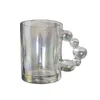 Kupalar Avrupa tarzı kahve kupaları lüks tutamak kahve sütü ikindi çay kupası yaratıcı cam bardaklar için arkadaş hediyesi R230712