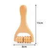 Massage Tool Solid Wood Full-body Wooden Roller Relaxing Hand Massage Tool Reflexology Face Hand Foot Back Body Therapy massager