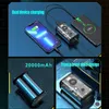 PD22.5W Transparent 20000mAh Power Bank Fast Charging External Battery for iPhone Huawei Xiaomi Smartphone Tablet for Cyberpunk L230712