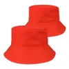 Cappelli a tesa larga Secchio 1Pc Primavera Estate Tinta unita ParentChild Cappello da pescatore Bacino per bambini Moda per adulti Flat Top Visiera parasole all'ingrosso 230712