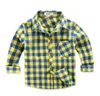 Kids Shirts Boy's Girl's Casual Camisa Masculina Girl Blouses Children Cotton Clothes Baby Boy Plaid Long Sleeve 230711