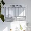 Weekly Plan Writing Board Home Supplies Wall Memo Acrylic Sign Do List Office Message